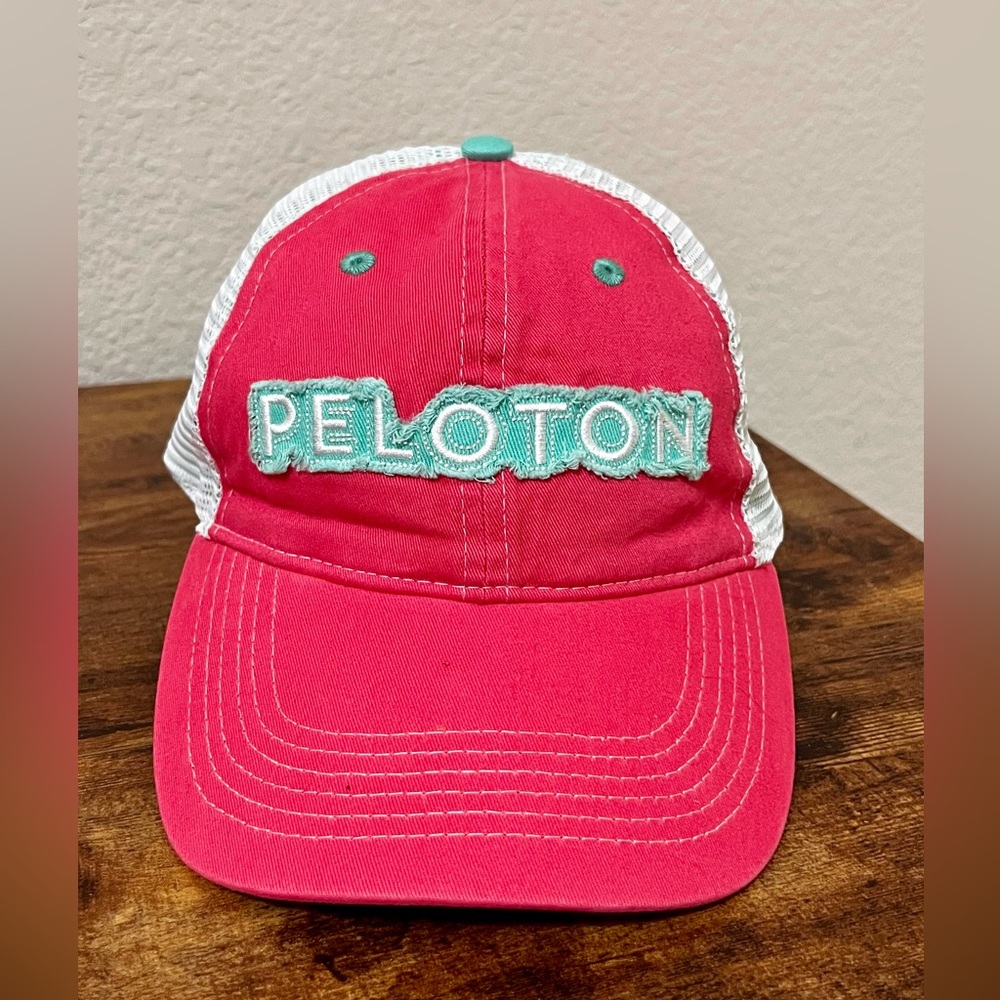 NWOT Peloton Vibrant Pink and Teal Hat